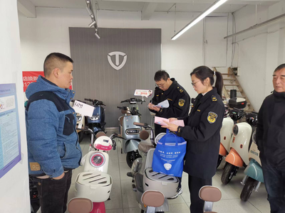 金湖縣市場監管局 嚴把質量關，筑牢安全線——開展電動自行車產品質量安全專項檢查行動紀實